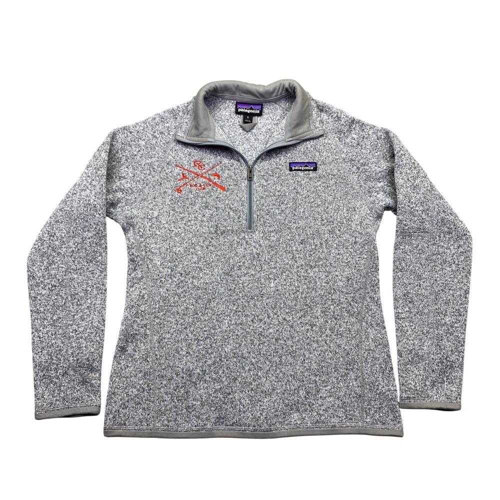 Patagonia Better Sweater Speckled Fleece Quarter Zip Pullover‎ Womens S Grunge